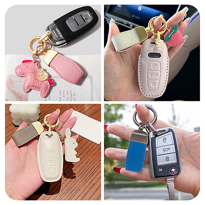 PU Leather Keychains KEYC-TADJ0009-03MG-06-1