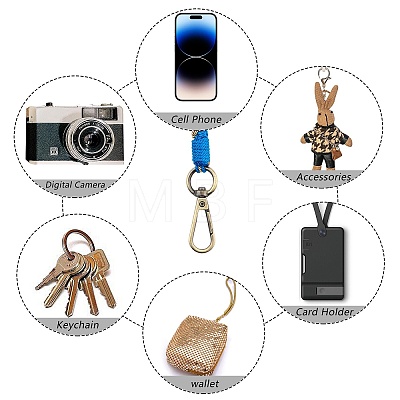 2Pcs Boho Macrame Wristlet Keychain Keying KEYC-SW00004-07-1