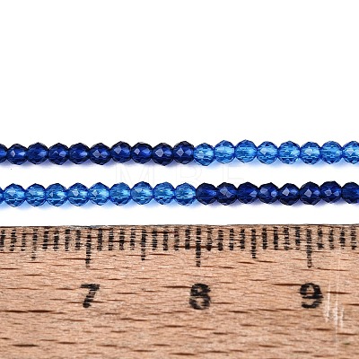 Transparent Glass Beads Strands GLAA-N074-01A-14-1