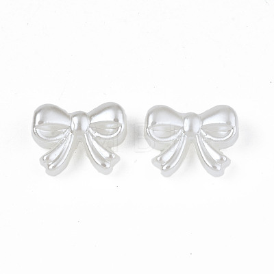 ABS Plastic Imitation Pearl Beads OACR-N008-134-1