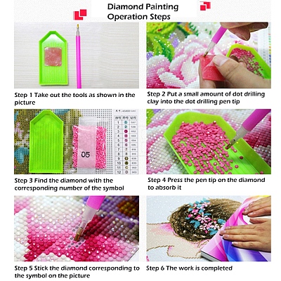 DIY Diamond Painting Stickers Kits For Kids DIY-G115-04A-1