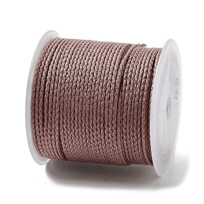 20M Polyester Braided Cord for Jewelry Making OCOR-G015-04A-20-1