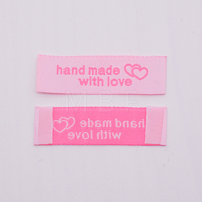 Woven Sewing Labels FIND-WH0053-38A-1
