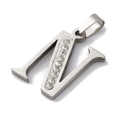 201 Stainless Steel Pendants STAS-Q342-53P-N-1