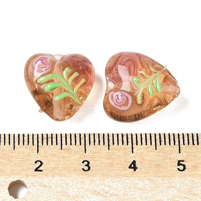 Handmade Transparent Lampwork Beads BLOW-D300-07H-1