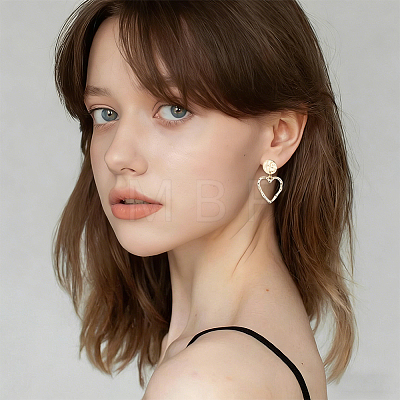 48Pcs 4 Styles 201 Stainless Steel Flat Round Stud Earring Findings STAS-BBC0010-47A-1