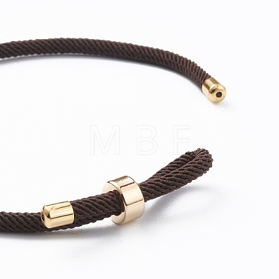 Braided Nylon Cord Bracelet Making MAK-A017-D01-03G-1