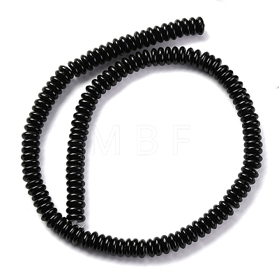 Natural Black Agate(Dyed & Heated) Beads Strands G-G177-F01-05-1