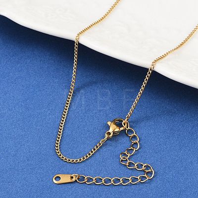 Ion Plating(IP) 304 Stainless Steel Necklaces NJEW-E080-11G-1