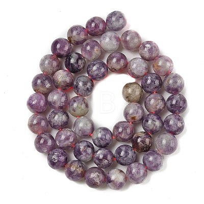 Natural Quartz Beads Strands G-B133-A01-8MM-1