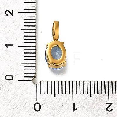 Ion Plating(IP) 304 Stainless Steel Rhinestone Pendants X-STAS-A104-11G-08-1