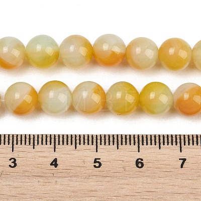 Handmade Lampwork Beads Strand LAMP-B056-8mm-09-1