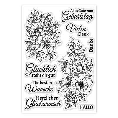 Custom Summer Theme PVC Plastic Clear Stamps DIY-WH0631-0066-1