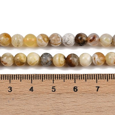 Natural Yellow Opal Beads Strands G-G992-A02-B-1
