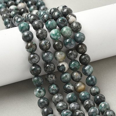 Natural Dioptase Beads Strands G-D302-02-8mm-1