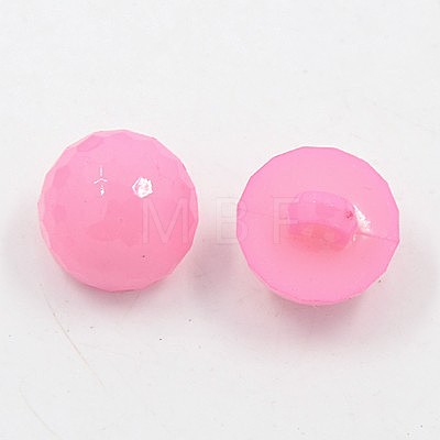 Acrylic Shank Buttons BUTT-E079-B-09-1