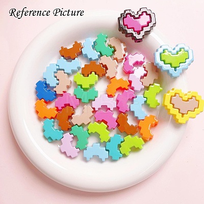 UV Plated Acrylic Beads X-SACR-G034-03-1