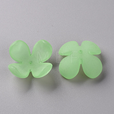 Frosted Acrylic Bead Caps MACR-S371-06A-733-1