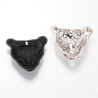 Alloy Rhinestone Pendants PALLOY-R094-11-1