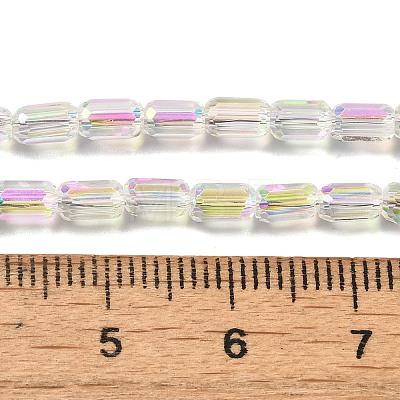 Electroplate Glass Beads Strands EGLA-D031-01-16-1