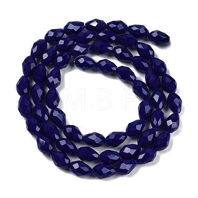 Opaque Solid Color Beads Strands EGLA-N013-P8mm-D03-1