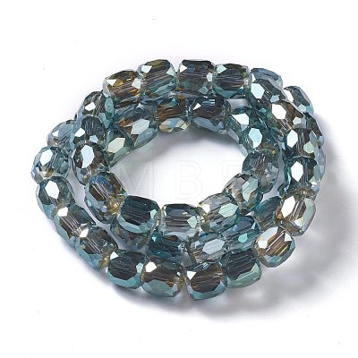 Electroplate Glass Beads GLAA-F108-14A-01-1
