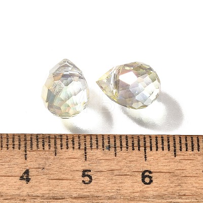 Transparent Glass Charms GLAA-P070-A07-1