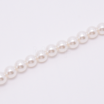 White Acrylic Round Beads Bag Handles FIND-TAC0006-22D-01-1