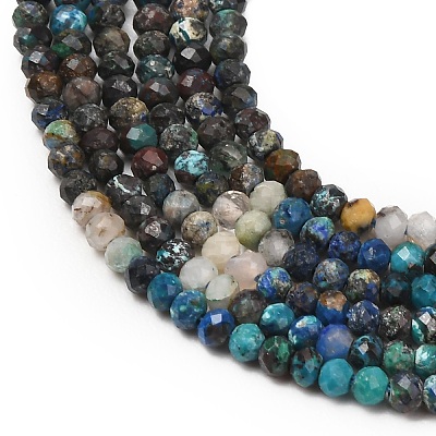 Natural Chrysocolla and Lapis Lazuli Beads Strands GG-CBA9631-C03-03B-1