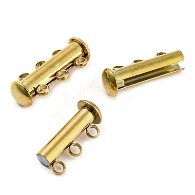 303 Stainless Steel Magnetic Slide Clasps STAS-B047-01G-1