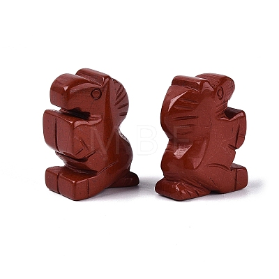 Natural Red Jasper Horse Figurine DJEW-N005-01D-1