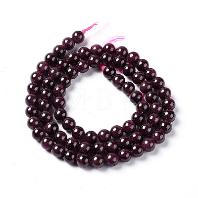 Natural Garnet Beads Strands G-G796-07A-1