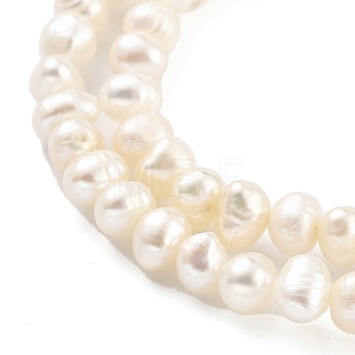 Natural Cultured Freshwater Pearl Beads Strands PEAR-C003-07C-1