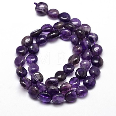 Nuggets Natural Amethyst Beads Strands G-J336-12-1