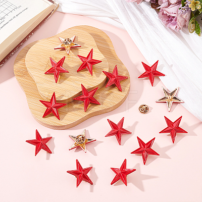 15Pcs Alloy Enamel Brooches JEWB-HY0001-55-1