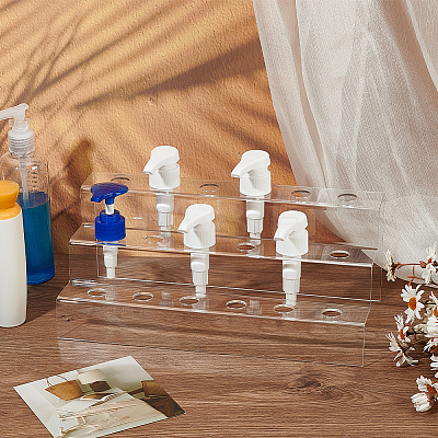 18-Hole 3-Tier Acrylic Display Stands ODIS-WH0329-62-1
