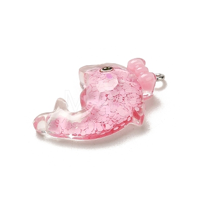 Marine Animal Series Resin Pendants RESI-Q012-01E-04-1