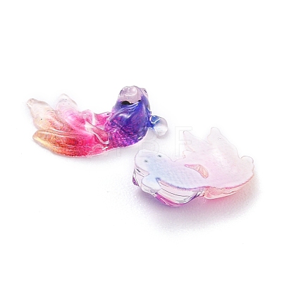 Transparent Resin Cabochons RESI-G022-01A-1