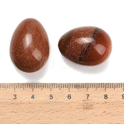 Synthetic Goldstone Egg Stone GG-L654-H02-08-1