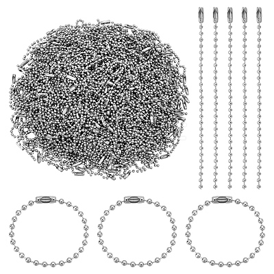 400Pcs Iron Ball Chains IFIN-PH0002-48-1