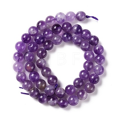 Natural Gemstone Beads Strands G-S030-7.5mm-1