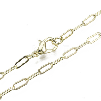 Brass Paperclip Chains X-MAK-S072-10A-14KC-1