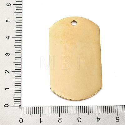 201 Stainless Steel Pendants STAS-R002-02G-06-1