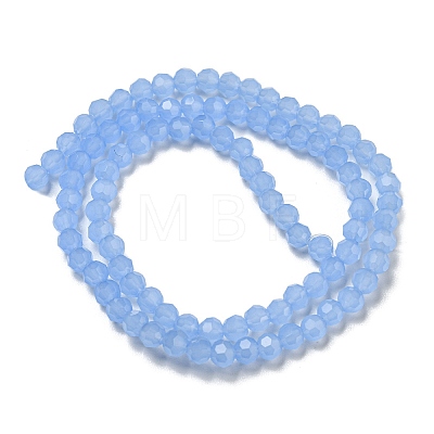 Imitation Jade Glass Beads Stands X-EGLA-A035-J4mm-D03-1