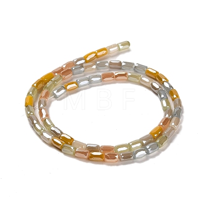 Electroplate Glass Beads Strands EGLA-D030-08F-1