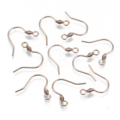 304 Stainless Steel Earring Hooks STAS-S111-011RG-NR-1