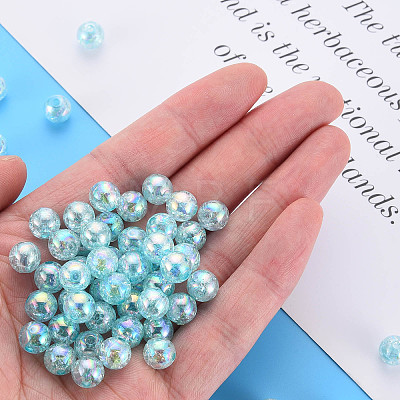 Transparent Crackle Acrylic Beads LS-MACR-S373-66-L03-1