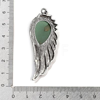 Natural Green Aventurine Big Pendants G-G112-02AS-01-1