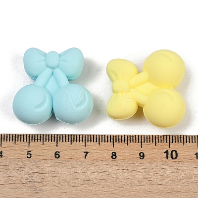 Cherry Food Grade Silicone Focal Beads SIL-A011-01A-1