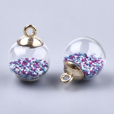 Glass Ball Pendants GLAA-T003-03A-1